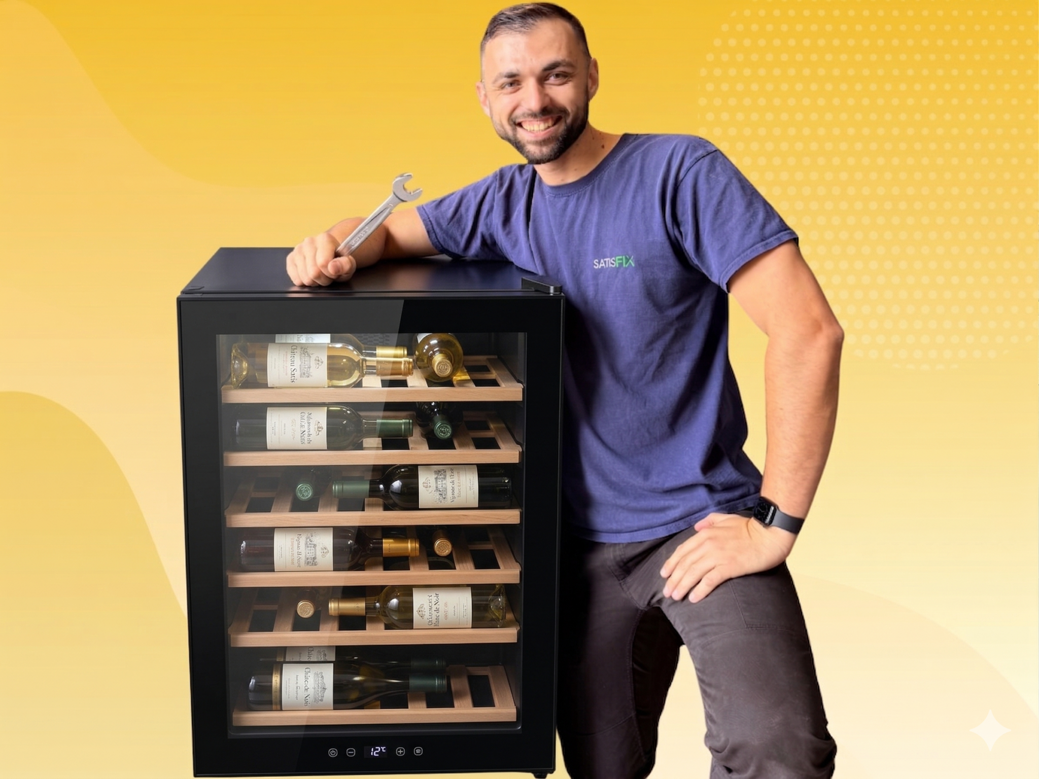 Réparateur de cave à vin Satisfix avec clé à molette à Lyon