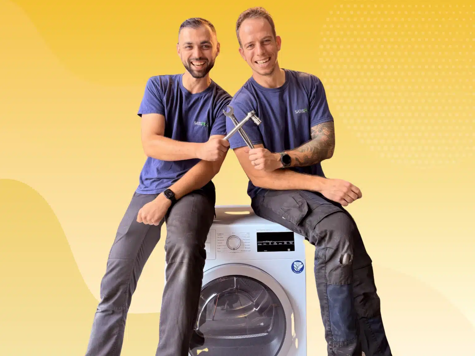 Techniciens Satisfix spécialisés en réparation de sèche-linge à domicile à Lyon